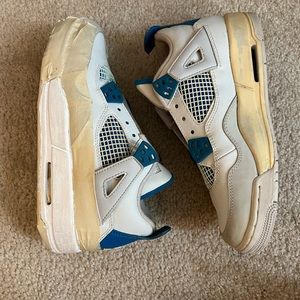 Jordan 4 military blue 5.5Y/7W
